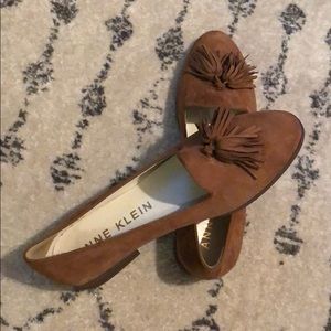 Anne Klein Suede Loafers